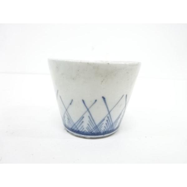 古伊万里 染付 向付 猪口 骨董 アンティーク 江戸時代 古伊万里 染付 蛸