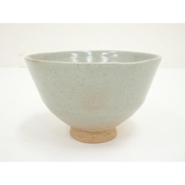 T705 茶碗 『象牙色釉 茶碗』『九谷焼』『伊豆蔵寿郎 造』共箱