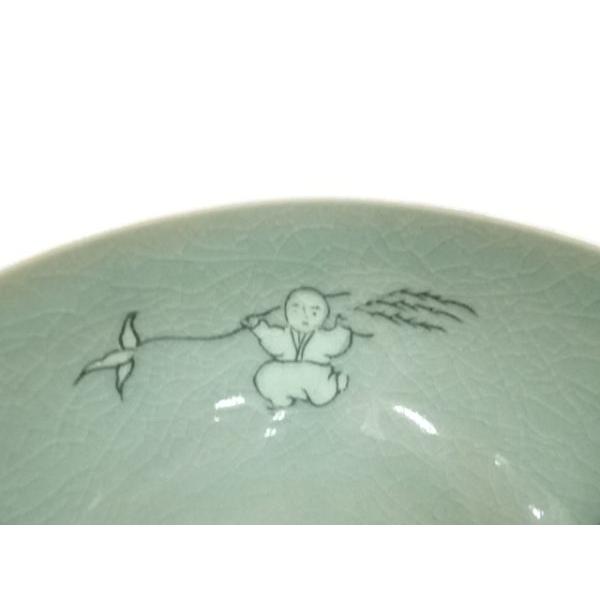 ys7149249; 宗sou 深源窯 朴慶煥造 高麗青磁茶碗（共箱）【道】 : お
