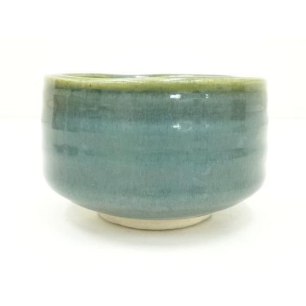 煎茶道具　賣茶流　黄緑釉　祝壽茶碗　五客　共布共箱　V　7978 ys7176478; 宗sou 根生窯造 織部茶碗（共箱）【道】 : お茶道具・着物