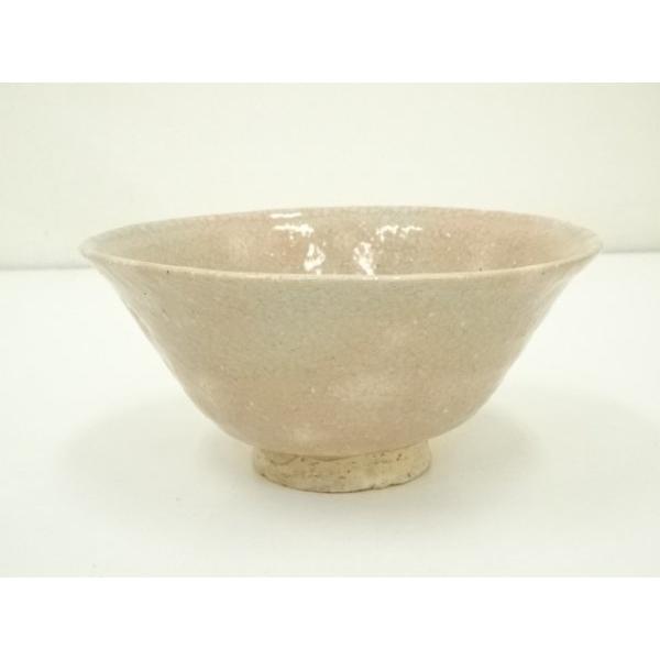 ys7178218; 宗sou 萩焼 大和春信松緑窯造 茶碗（共箱）【道】 : お