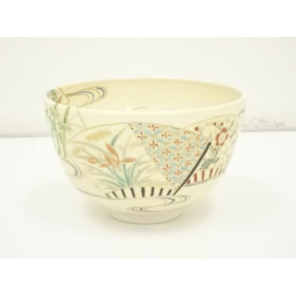 茶道具 染付火入 煙草盆 揃(A963) 火入 瓢型 唐草文 茶道具