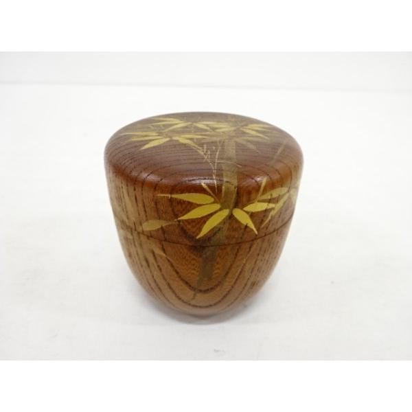 T768 棗 『波車蒔絵』『竹 大棗』『東春光』 共箱 茶道具