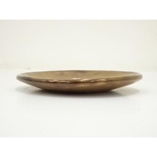 ys7250445; 宗sou 川崎和楽造 干支巳飴釉菓子皿【道】 : お茶道具