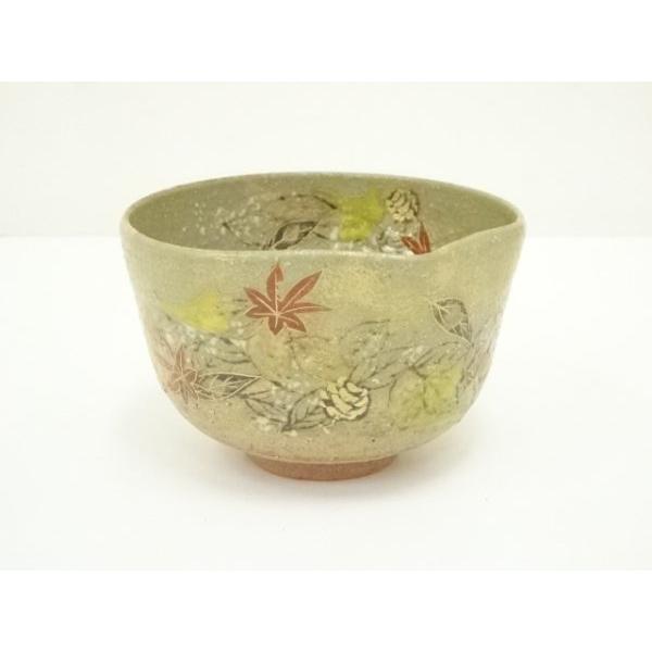 ys7283994; 宗sou 京焼 山岡昇造 吹き寄せ茶碗（共箱）【道】 : お