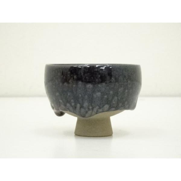 【骨董品】加藤時蔵作 油滴天目 (No.18) ys7294374; 宗sou 加藤時蔵造 油滴天目盃（共箱）【道】 : お茶道具 工芸品