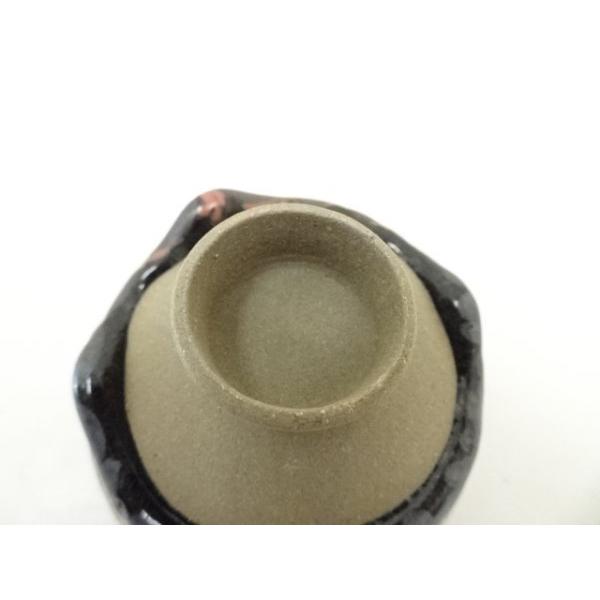 【骨董品】加藤時蔵作 油滴天目 (No.18) ys7294374; 宗sou 加藤時蔵造 油滴天目盃（共箱）【道】 : お茶道具