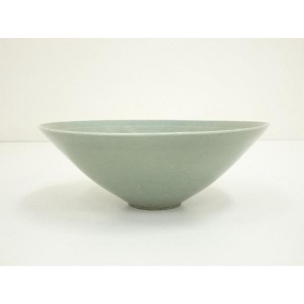 ys7299012; 宗sou 石山窯造 梁金錫 青磁茶碗【道】 : お茶道具・着物