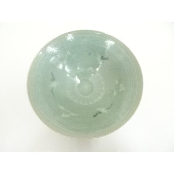 ys7299012; 宗sou 石山窯造 梁金錫 青磁茶碗【道】 : お茶道具・着物