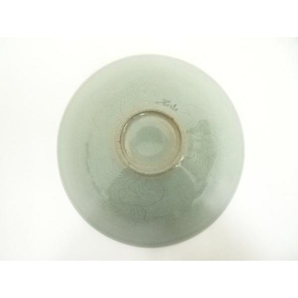 ys7299012; 宗sou 石山窯造 梁金錫 青磁茶碗【道】 : お茶道具・着物
