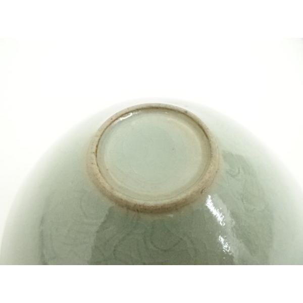 ys7299012; 宗sou 石山窯造 梁金錫 青磁茶碗【道】 : お茶道具・着物