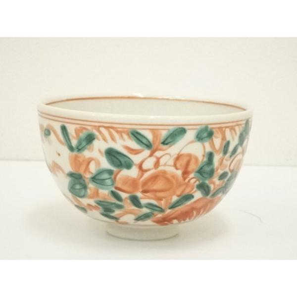ys7300781; 宗sou 森一蔵造 赤絵花文茶碗（共箱）【道】 : お茶道具