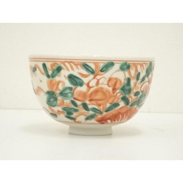 ys7300781; 宗sou 森一蔵造 赤絵花文茶碗（共箱）【道】 : お茶道具