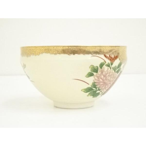 ys7302926; 宗sou 京焼 加藤昌山造 金彩色絵菊文茶碗【道】 : お茶道具