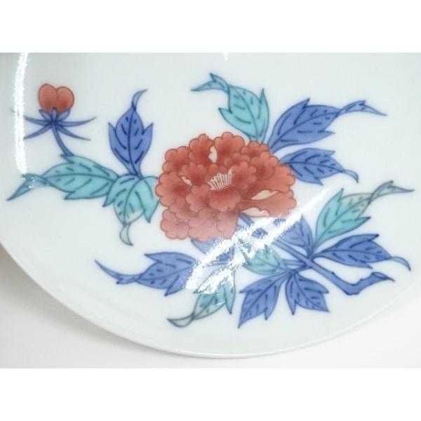 ys7304108; 宗sou 有田焼 今泉今右衛門窯造 錦牡丹絵紅茶碗（共箱