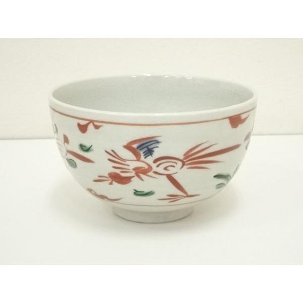茶道具　京焼　平安　小川武雄作　梅椿文　食籠　共布共箱　V　R8955 ys7310061; 宗sou 九谷焼 梅園造 赤絵茶碗（松邦画）（共箱）【道
