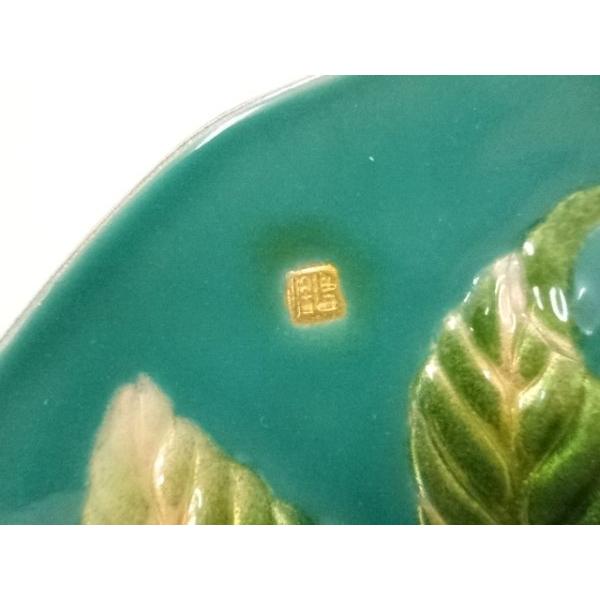 ys7314103; 宗sou 翡翠色七宝枇杷図銘々皿5客（共箱）【道】 : お