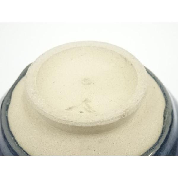 A1130-4/永福窯/小山岑一 造/柿釉蓋向付6客/共箱/蓋碗/蓋物/茶碗/