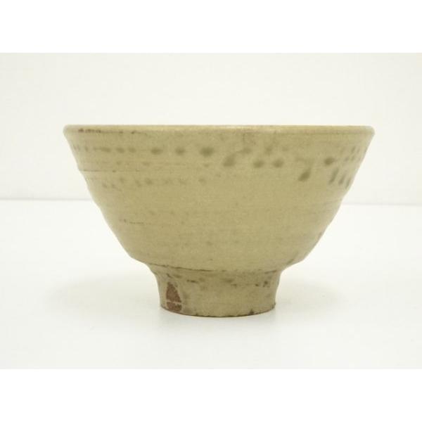 ys7323562; 宗sou 葵窯 加藤英一造 灰瀬戸茶碗（共箱）【道