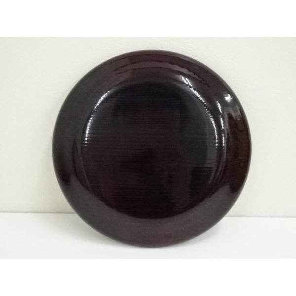 ys7324781; 宗sou 川端近左造 唐松蒔絵松ノ木溜青海盆（共箱）【道