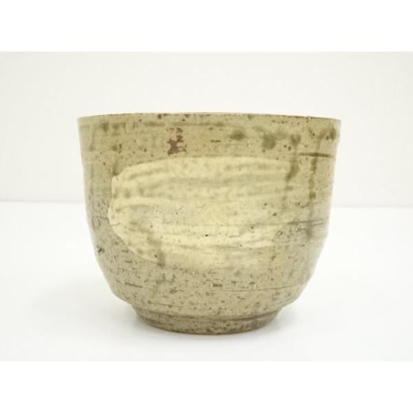 三島焼 五島哲作 印花 刷毛目 共箱 抹茶碗（gf12）