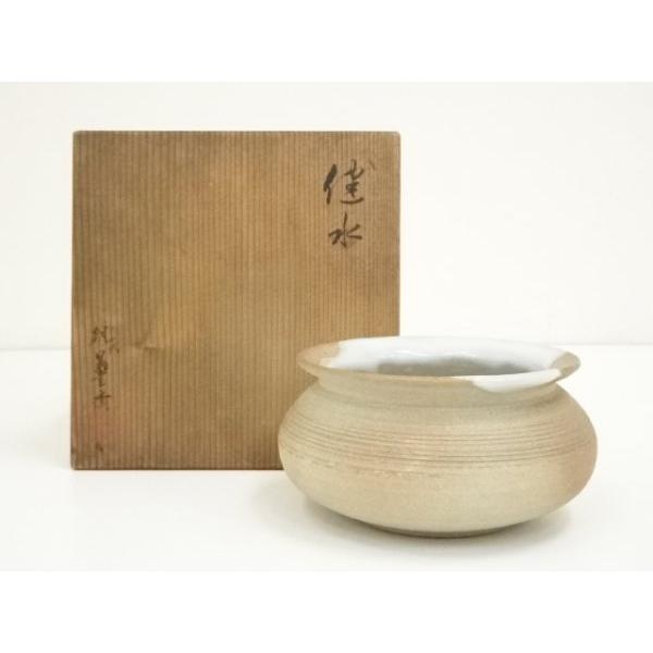 ys7329772; 宗sou 朝日焼 朝日豊斎造 建水（共箱）【道】 : お茶道具