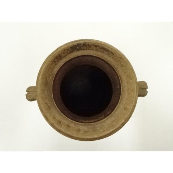 ys7340372; 宗sou 備前焼 金本忠彦造 花入【道】 : お茶道具・着物 宗