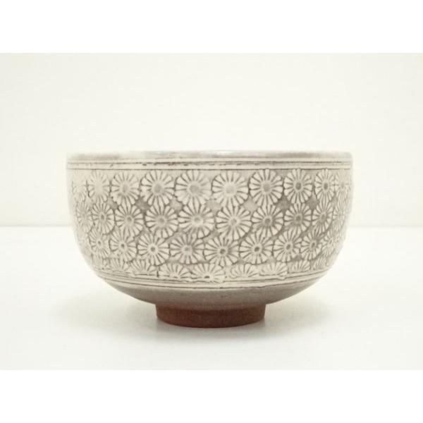 ys7342153; 宗sou 京焼 岡本和郎造 三島手茶碗（共箱）【道