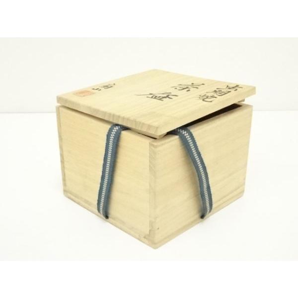 末茶碗 お茶道具 : 茶碗（共箱）【道】 藤本扇山造 虫明焼 宗sou ys7342237; 工芸品