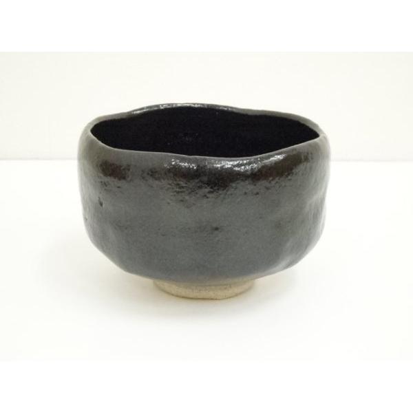 ys7366617; 宗sou 川崎和楽造 黒楽茶碗（共箱）【道】 : お茶道具