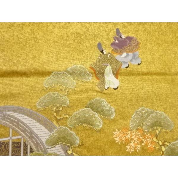 ys7367228; 宗sou 源氏物語澪標図模様織出し袋帯【着】 源氏 物語