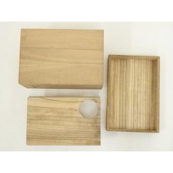 ys7373331; 宗sou 細川三斎流 観翠庵 森山祥山筆 桐製笹絵茶箱【道