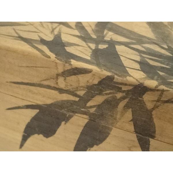 ys7373331; 宗sou 細川三斎流 観翠庵 森山祥山筆 桐製笹絵茶箱【道