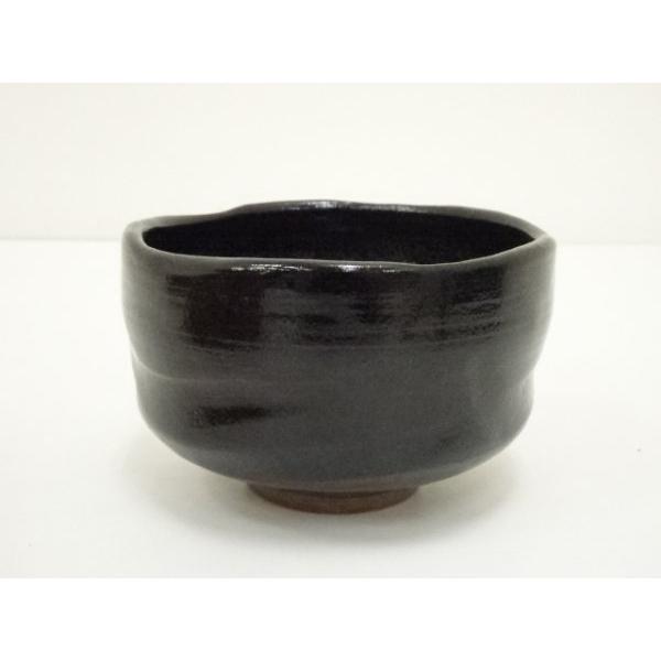 ys7373347; 宗sou 京焼 丹羽好一造 黒釉茶碗（共箱）【道】 : お茶道具