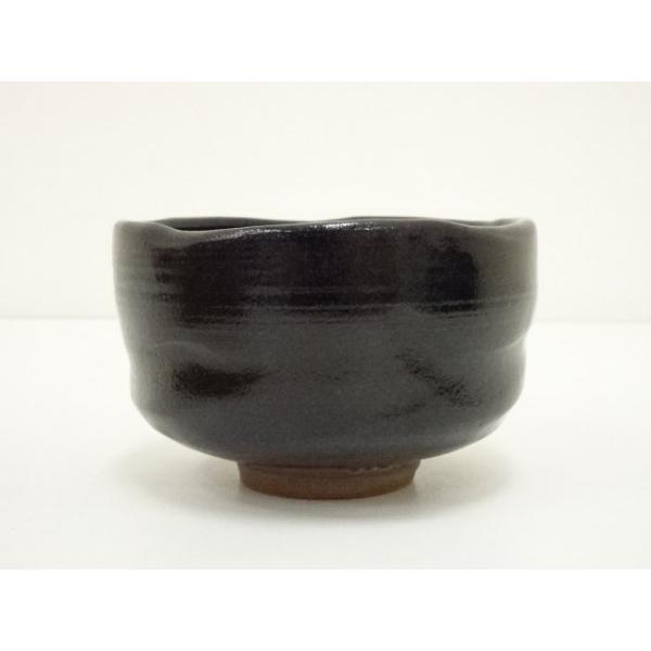 ys7373347; 宗sou 京焼 丹羽好一造 黒釉茶碗（共箱）【道】 : お茶道具