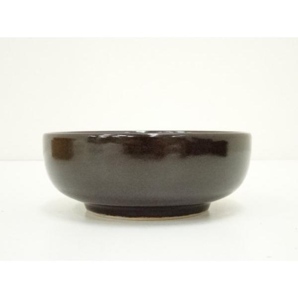 ys7378637; 宗sou 京焼 内田邦夫造 天目釉線文菓子鉢（共箱）【道