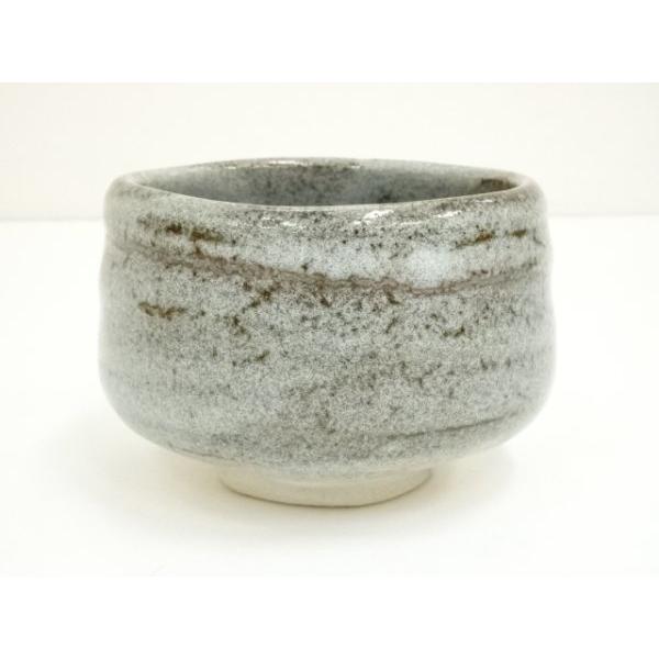 茶道具　茶碗　平茶碗　宗歩作　共箱　S1017CW ys7383977; 宗sou 白石焼 百十窯造 茶碗（共箱）【道】 : お茶道具