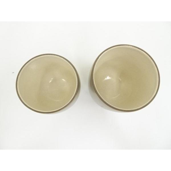 ys7384242; 宗sou 佐渡無名異焼 人間国宝 五代 伊藤赤水造 夫婦湯呑