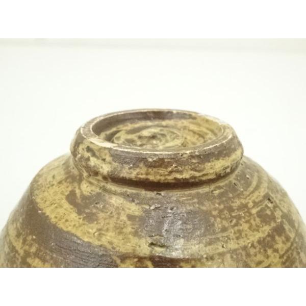 ys7400169; 宗sou 京焼 今岡妙見造 黄伊羅保「立鶴」写茶碗（共箱