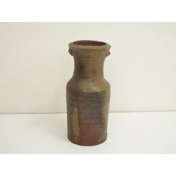 ys7408300; 宗sou 備前焼 藤原建造 窯変花入（共箱）【道】 : お茶道具