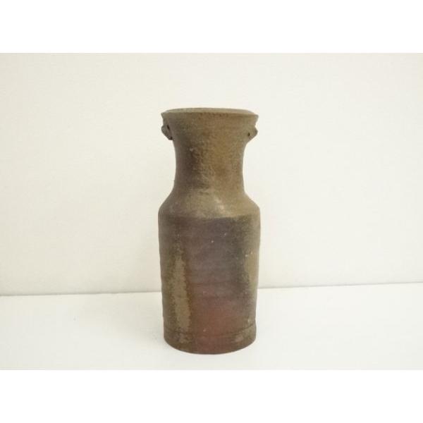 ys7408300; 宗sou 備前焼 藤原建造 窯変花入（共箱）【道】 : お茶道具