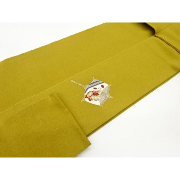 ys7409747; 宗sou 縮緬地金彩糸巻き模様名古屋帯【着】 : お茶道具