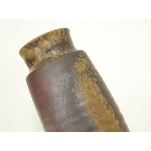 ys7411323; 宗sou 備前焼 作家物 花入（保護箱）【道】 : お茶道具