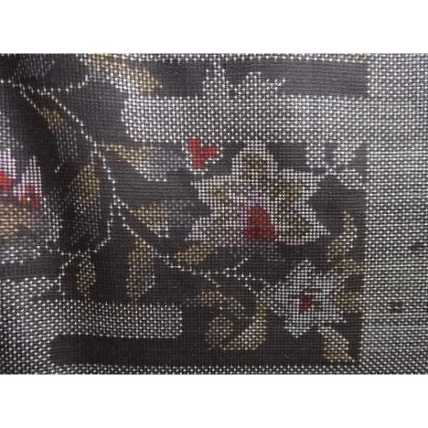 ys7493453; 宗sou 唐花模様織り出し本場泥大島紬着物(5マルキ)【着