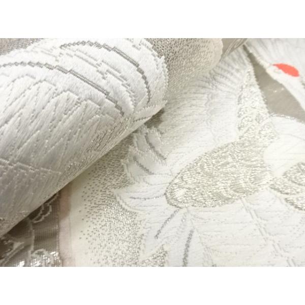 ys7502992; 宗sou プラチナ箔立涌鳳凰文織出し袋帯【着】 : お茶道具 