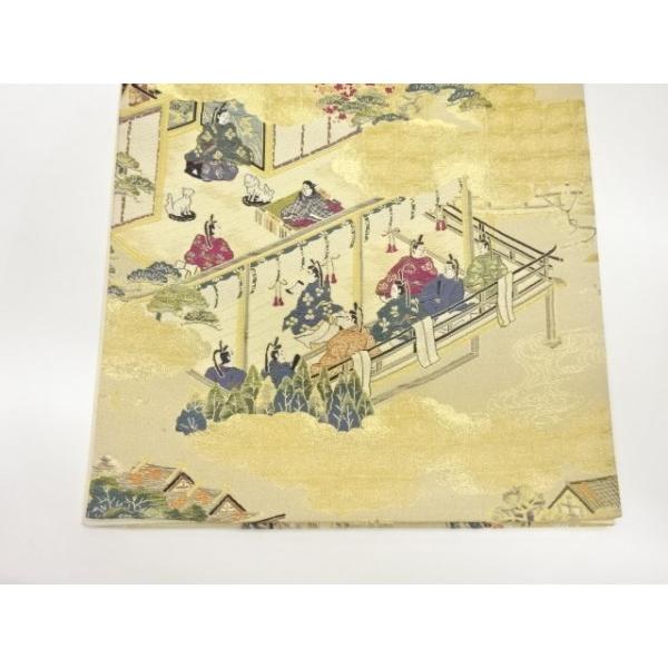 ys7529632; 宗sou 本金箔源氏物語絵巻織出し袋帯【着】 : お茶道具