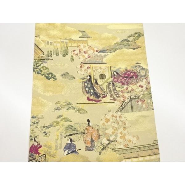 ys7529632; 宗sou 本金箔源氏物語絵巻織出し袋帯【着】 : お茶道具