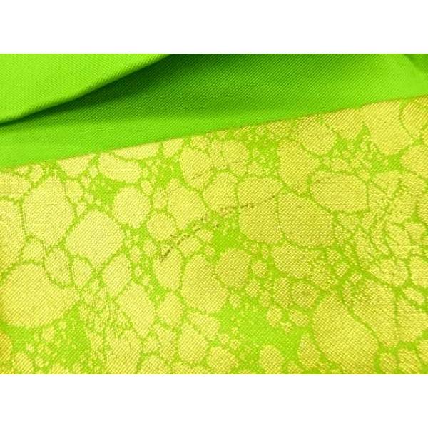 ys7545156; 宗sou 金駒刺繍花葉模様名古屋帯【着】 : お茶道具・着物