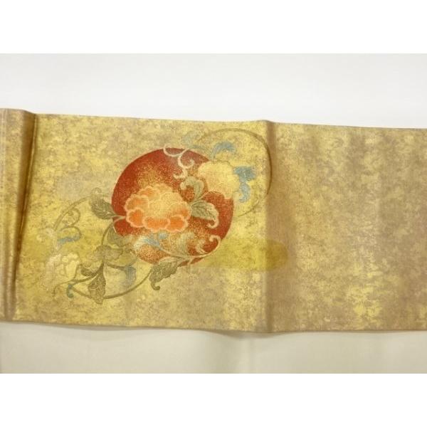 ys7581333; 宗sou 金彩花唐草模様名古屋帯【着】 |  | 10