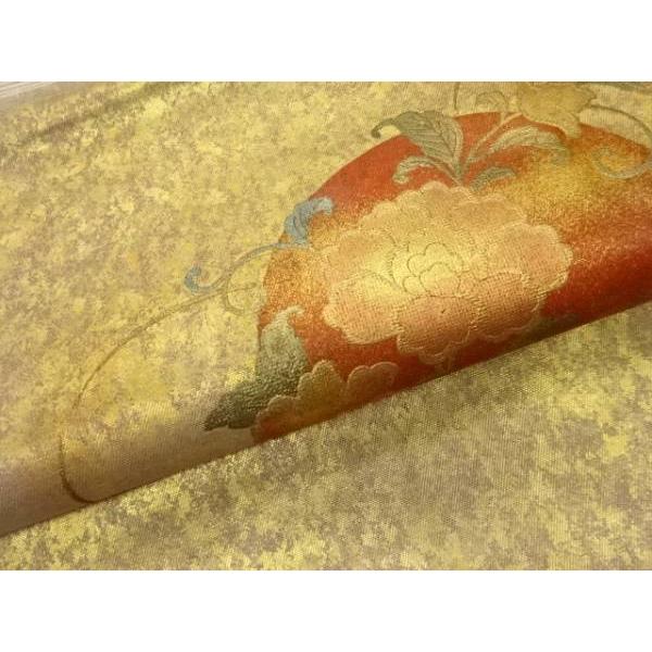 ys7581333; 宗sou 金彩花唐草模様名古屋帯【着】 |  | 12